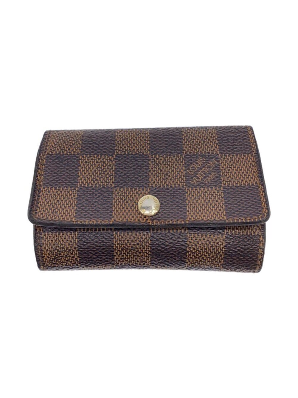 LOUIS VUITTON Multicles Ebene Brown Canvas Brown